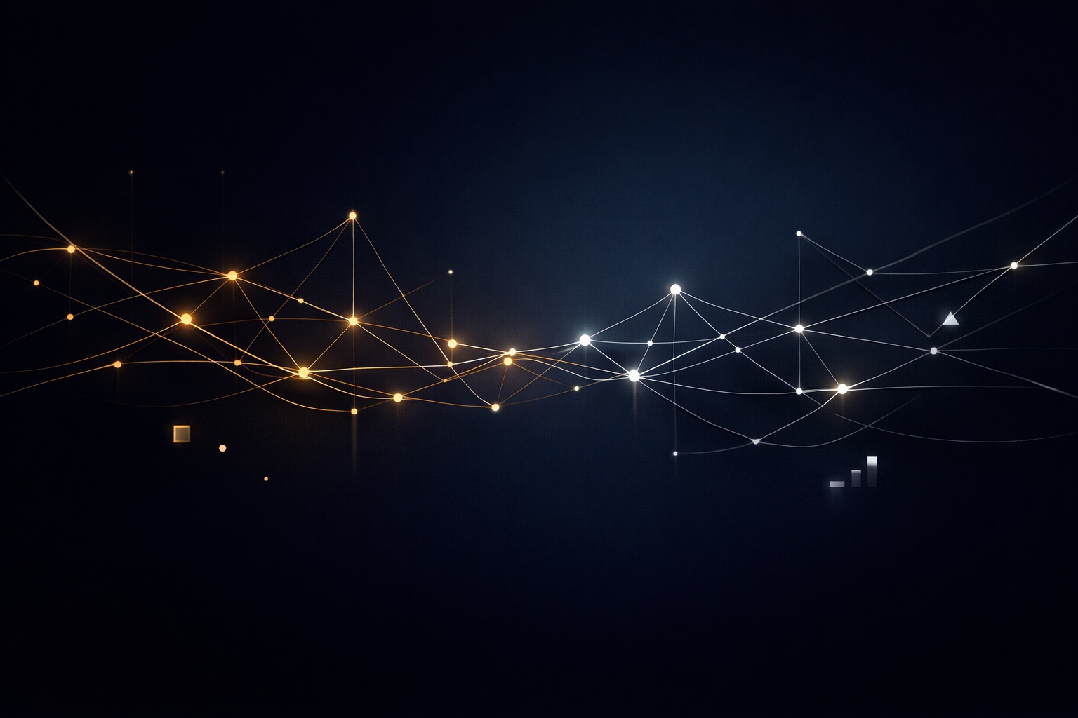 Abstract financial data visualization